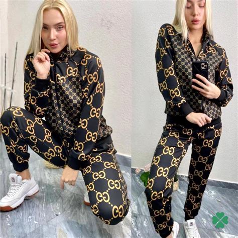 gucci tracksuit womens 2017|Gucci tracksuit women colors.